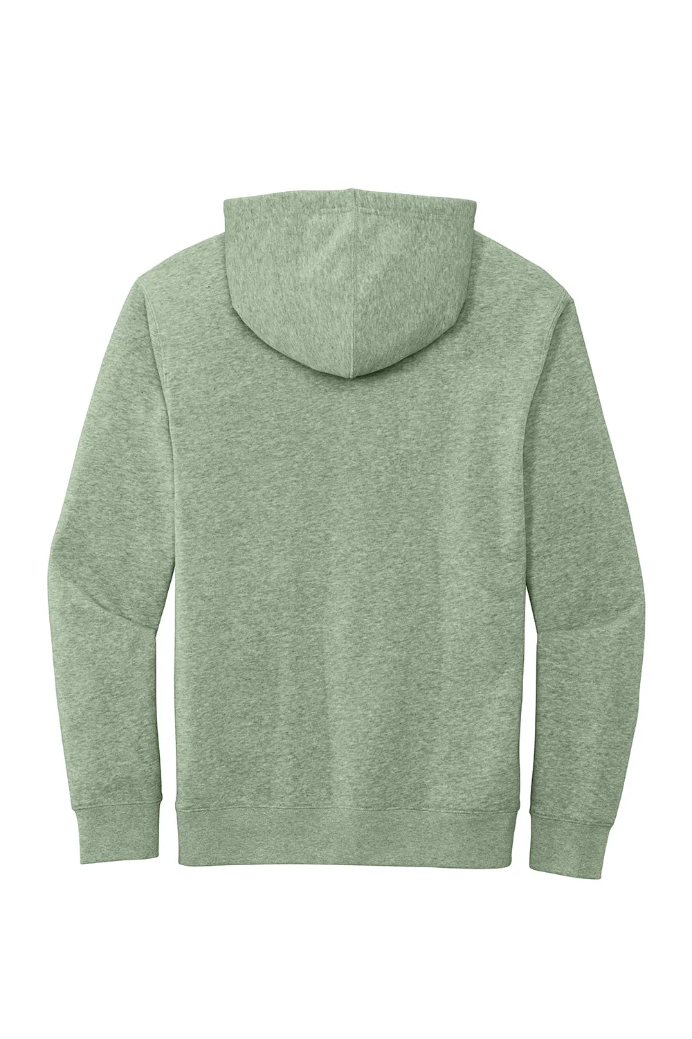 District Mens Very Important Fleece Hooded Sweatshirt Hoodie w/ Pouch Pocket - Heather Dusty Sage