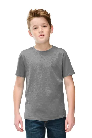 District Youth Perfect Blend CVC Short Sleeve Crewneck T-Shirt - Grey Frost