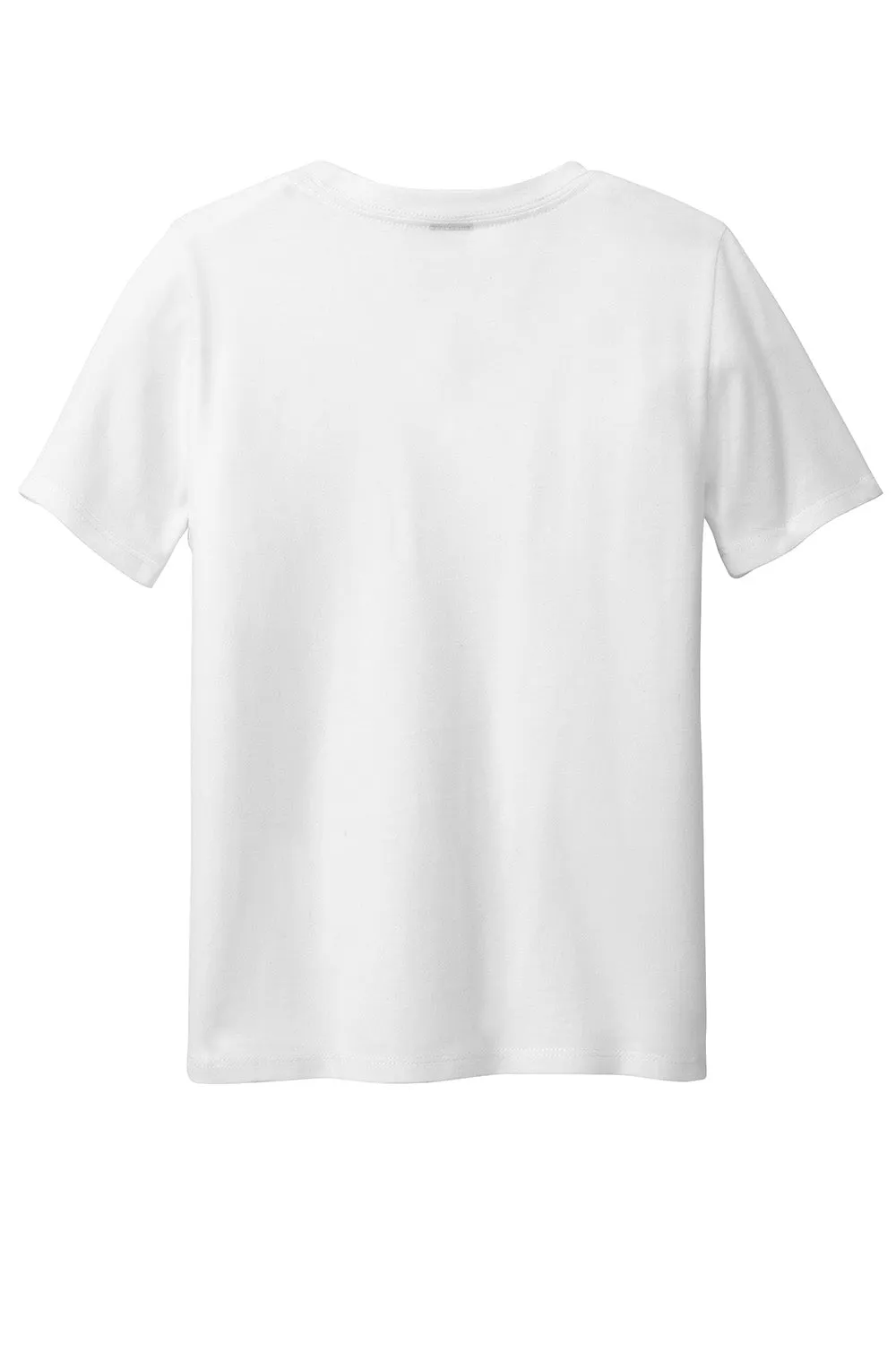 District Youth Perfect Blend CVC Short Sleeve Crewneck T-Shirt - White