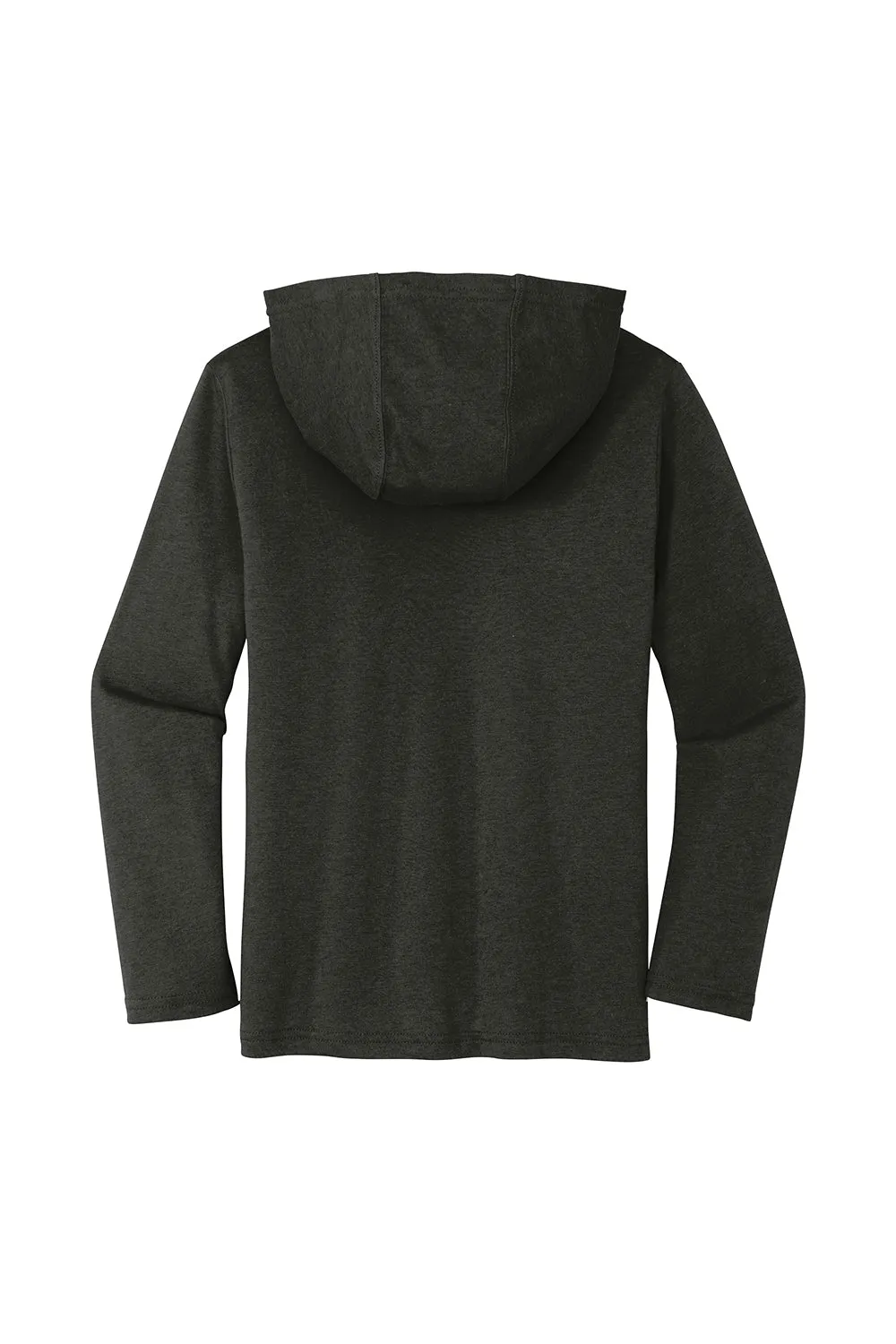 District Youth Perfect Long Sleeve Hooded T-Shirt Hoodie - Black Frost