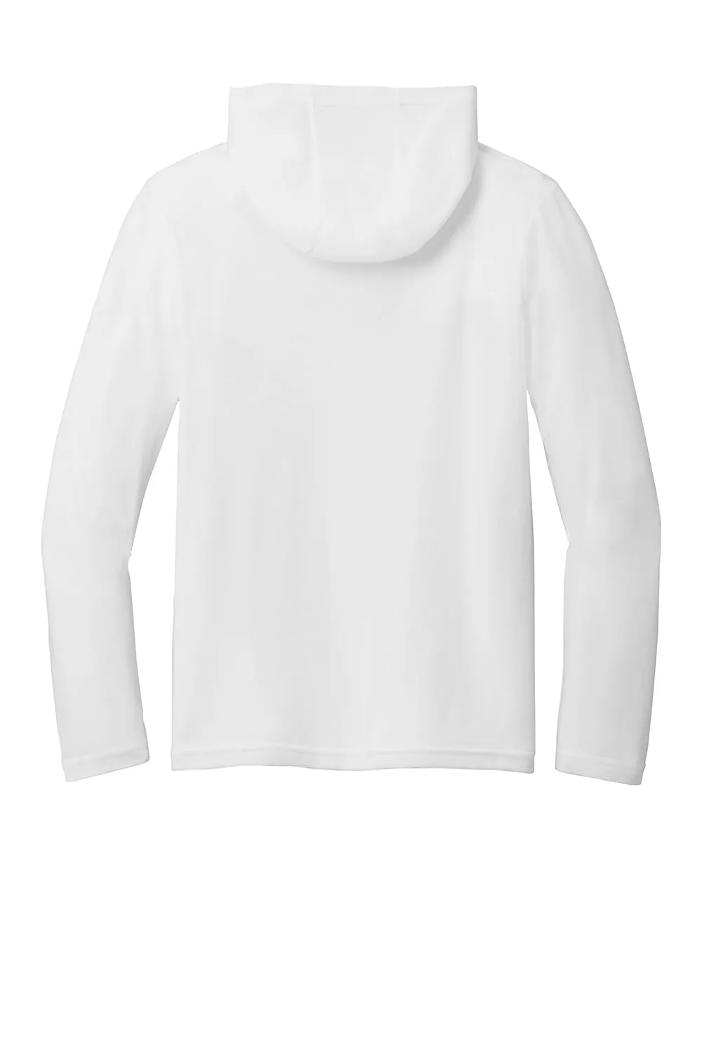 District Youth Perfect Long Sleeve Hooded T-Shirt Hoodie - White
