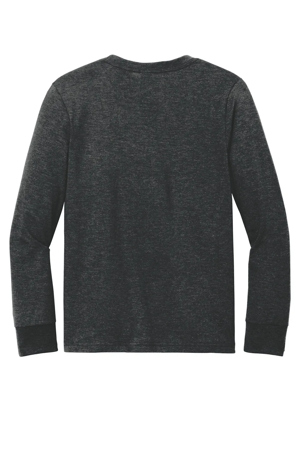District Youth Perfect Tri Long Sleeve Crewneck T-Shirt - Black Frost