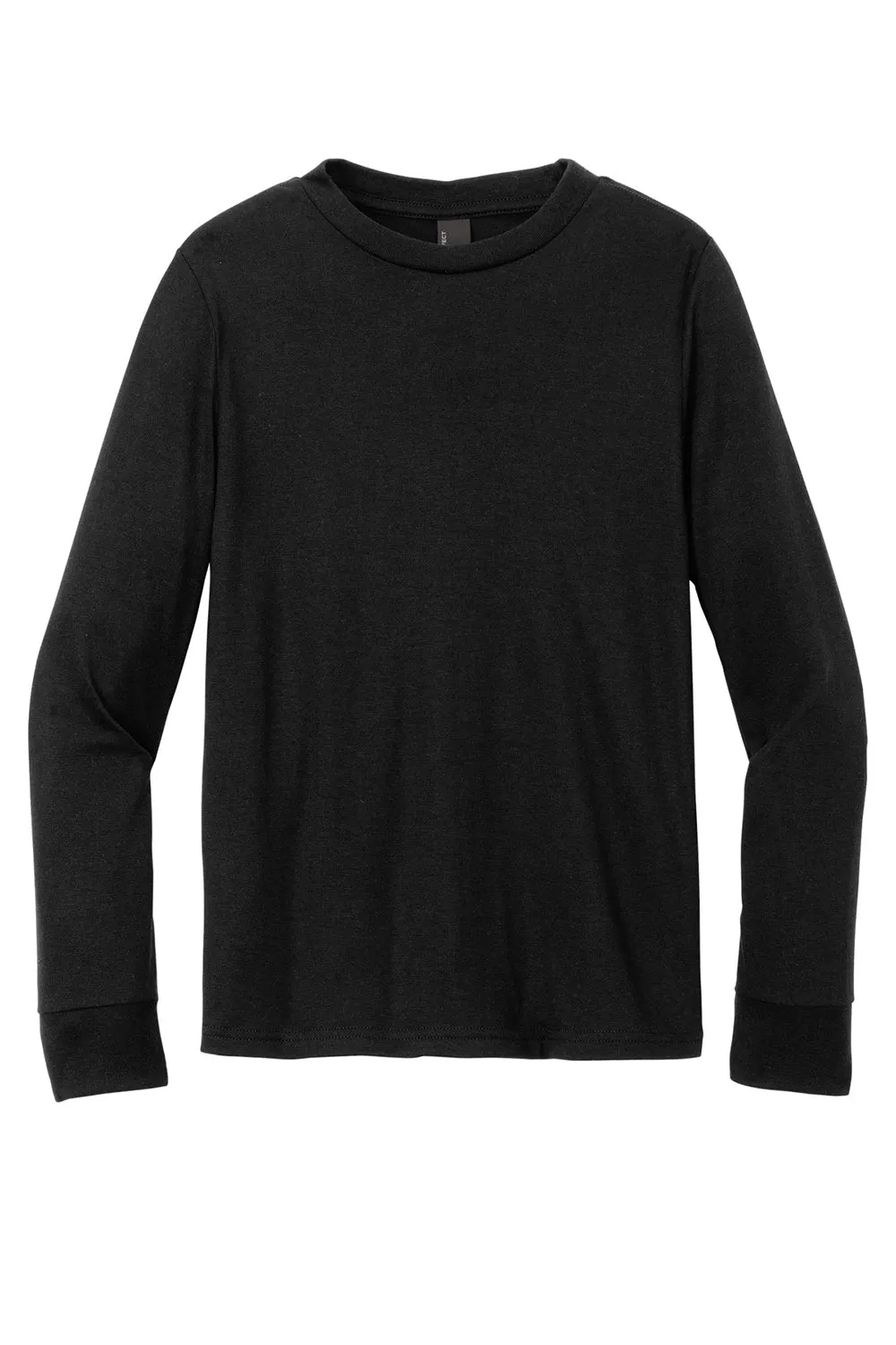 District Youth Perfect Tri Long Sleeve Crewneck T-Shirt - Black