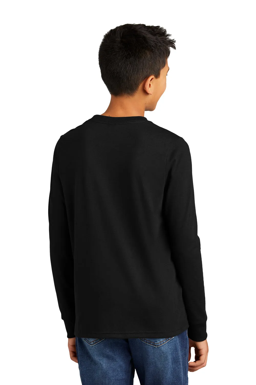 District Youth Perfect Tri Long Sleeve Crewneck T-Shirt - Black