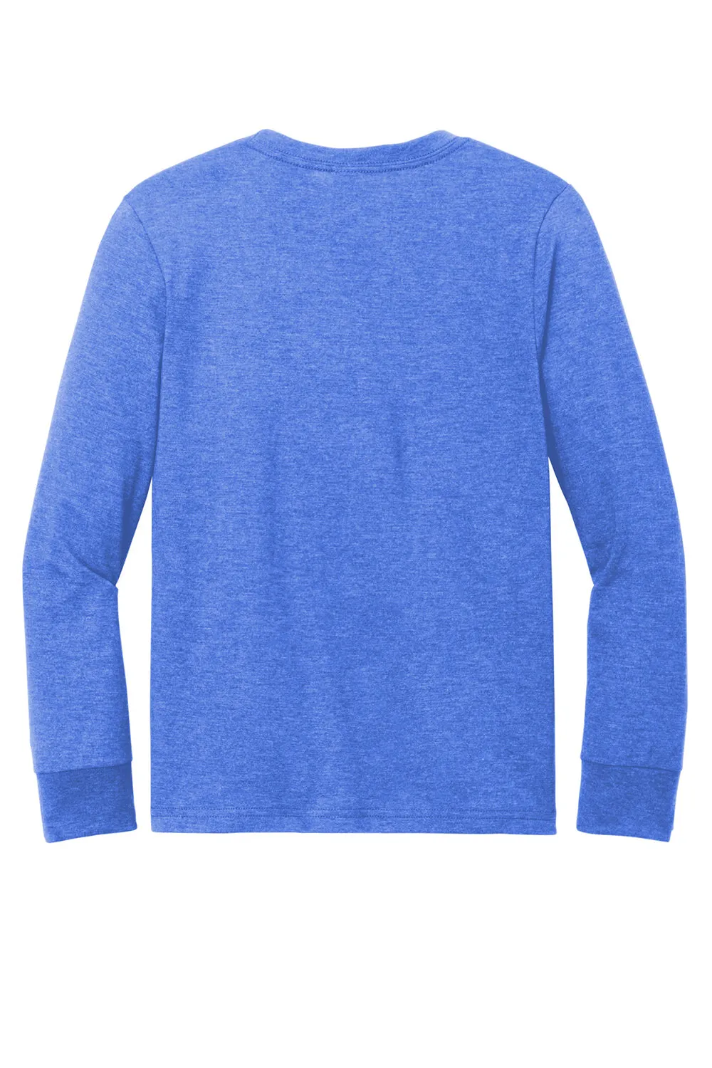 District Youth Perfect Tri Long Sleeve Crewneck T-Shirt - Royal Blue Frost