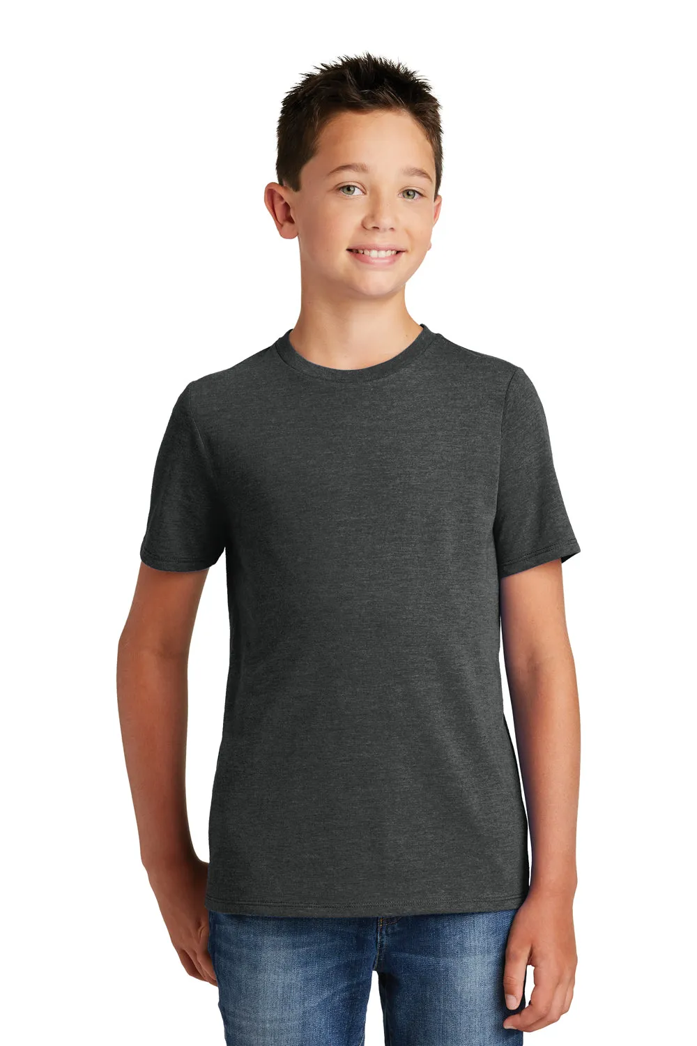 District Youth Perfect Tri Short Sleeve Crewneck T-Shirt - Black Frost