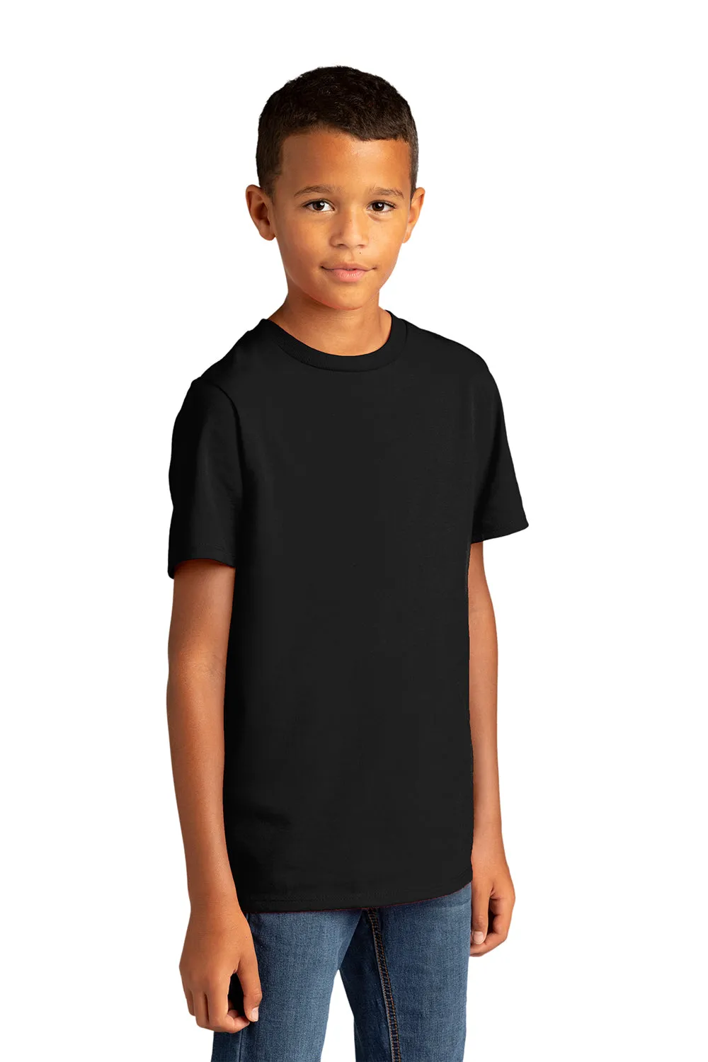 District Youth Re-Tee Short Sleeve Crewneck T-Shirt - Black
