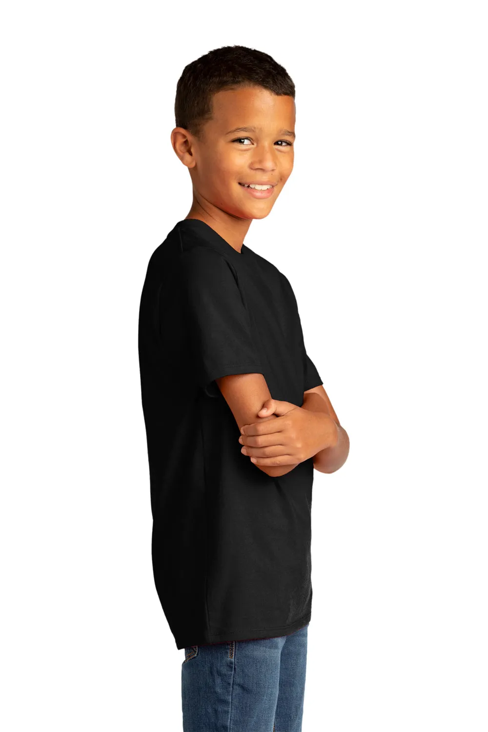 District Youth Re-Tee Short Sleeve Crewneck T-Shirt - Black