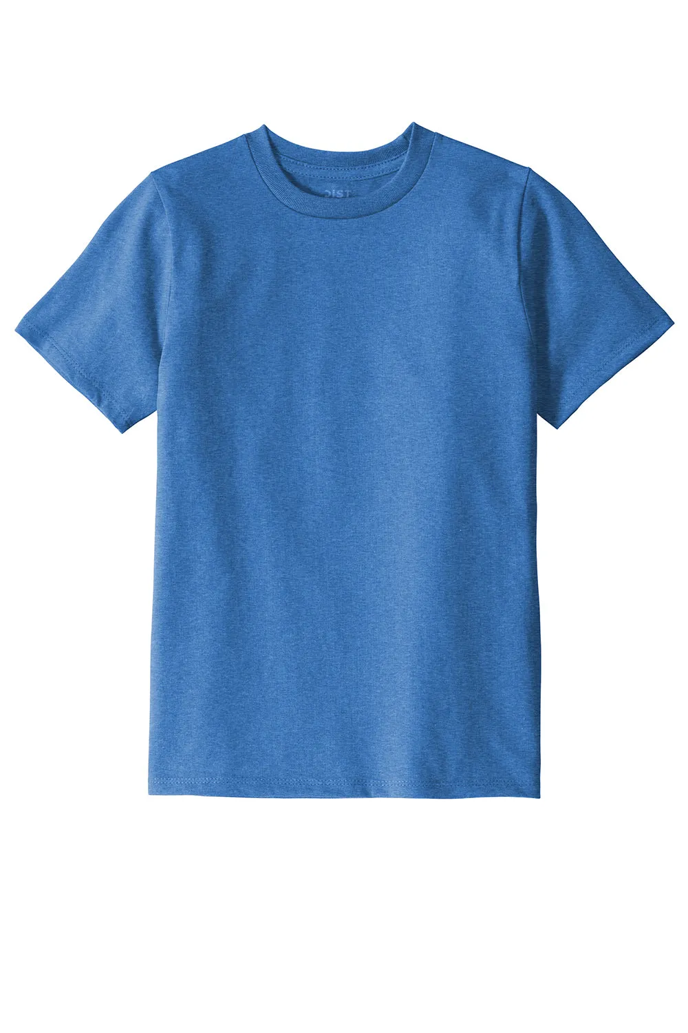 District Youth Re-Tee Short Sleeve Crewneck T-Shirt - Heather Blue