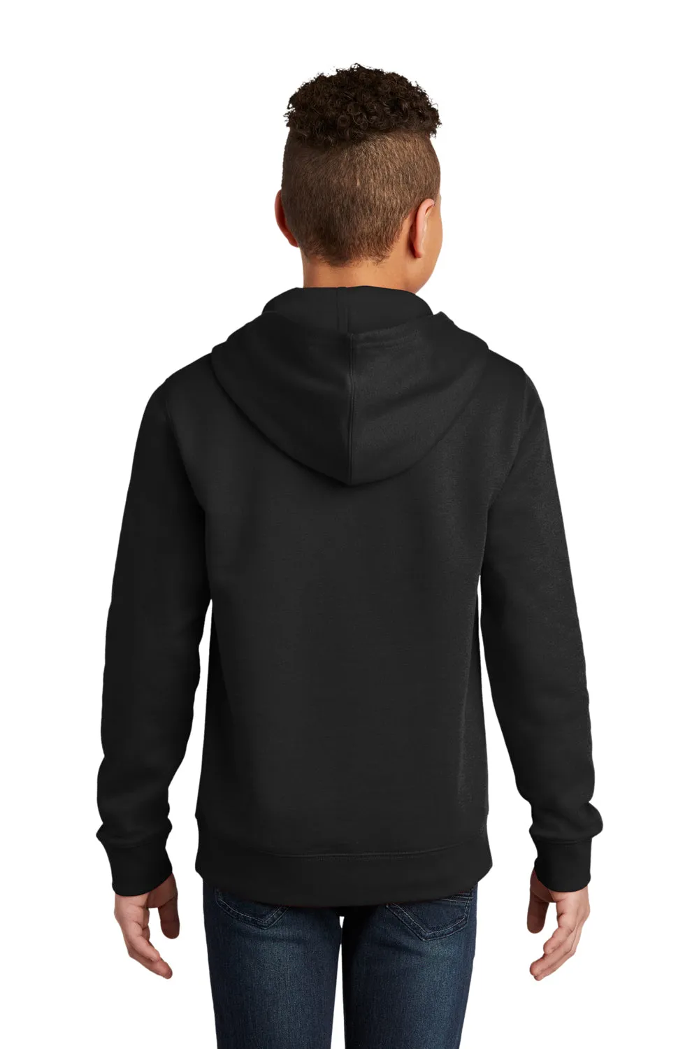 District Youth Very Important Fleece Hooded Sweatshirt Hoodie w/ Pouch Pocket - Black