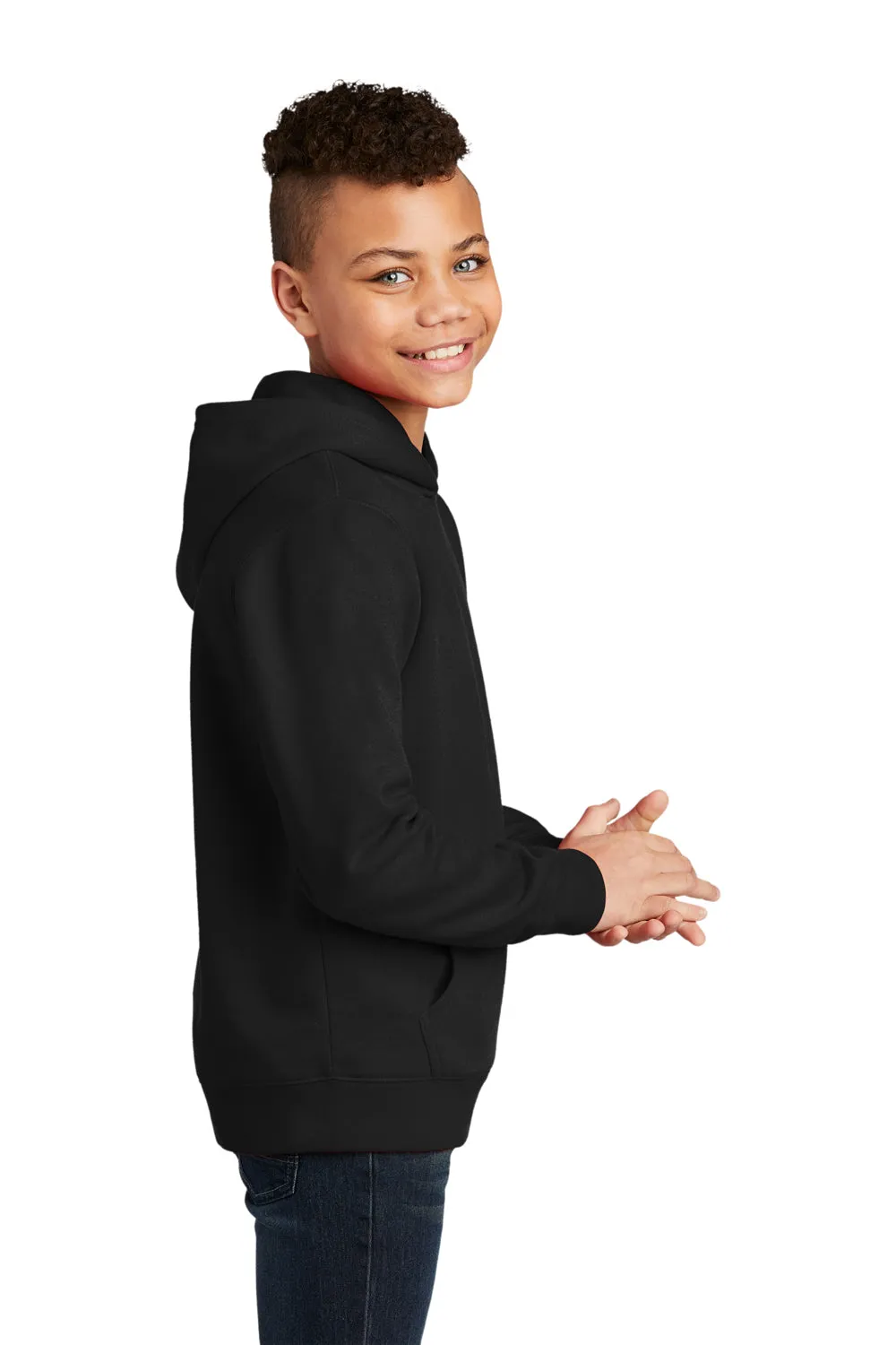 District Youth Very Important Fleece Hooded Sweatshirt Hoodie w/ Pouch Pocket - Black