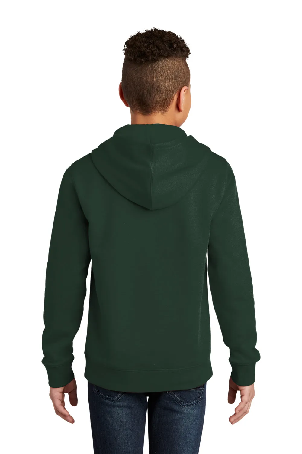 District Youth Very Important Fleece Hooded Sweatshirt Hoodie w/ Pouch Pocket - Forest Green