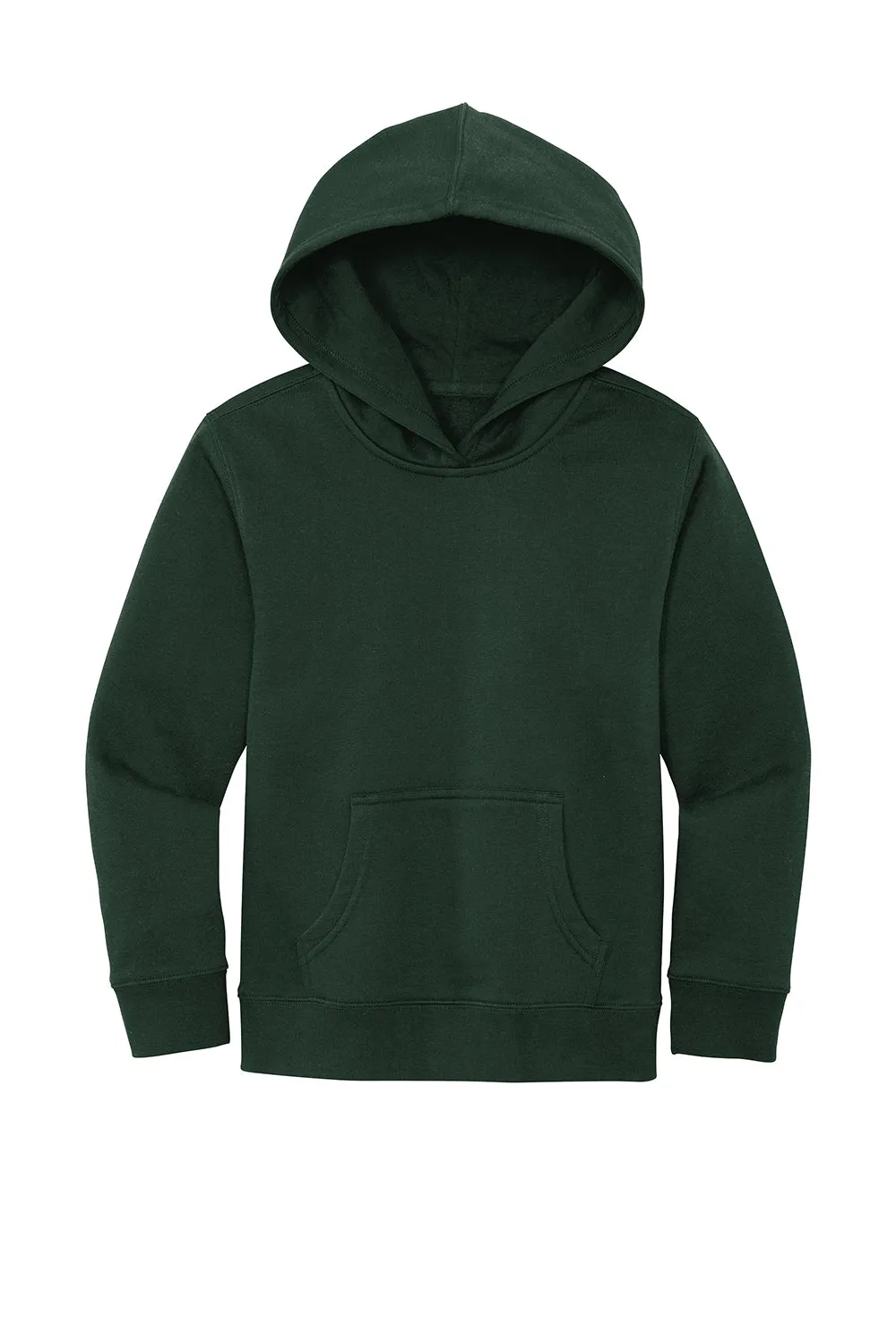 District Youth Very Important Fleece Hooded Sweatshirt Hoodie w/ Pouch Pocket - Forest Green