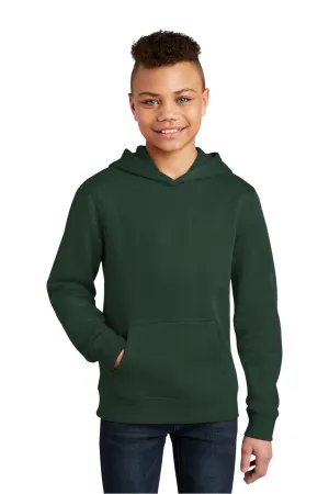 District Youth Very Important Fleece Hooded Sweatshirt Hoodie w/ Pouch Pocket - Forest Green