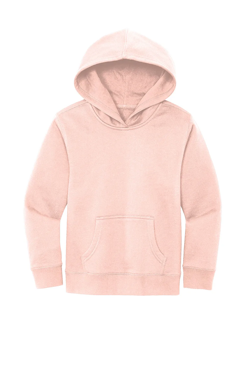 District Youth Very Important Fleece Hooded Sweatshirt Hoodie w/ Pouch Pocket - Rosewater Pink