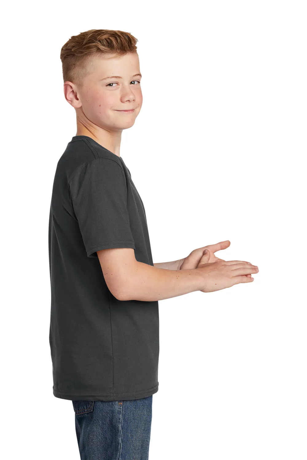 District Youth Very Important Short Sleeve Crewneck T-Shirt - Charcoal Grey