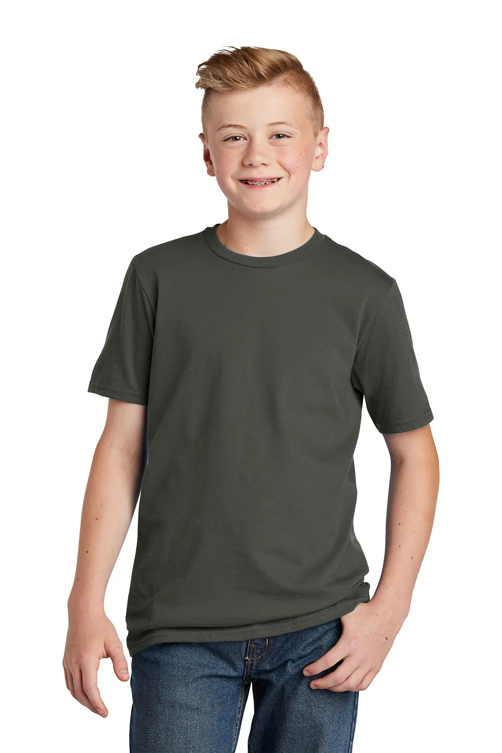 District Youth Very Important Short Sleeve Crewneck T-Shirt - Deepest Grey