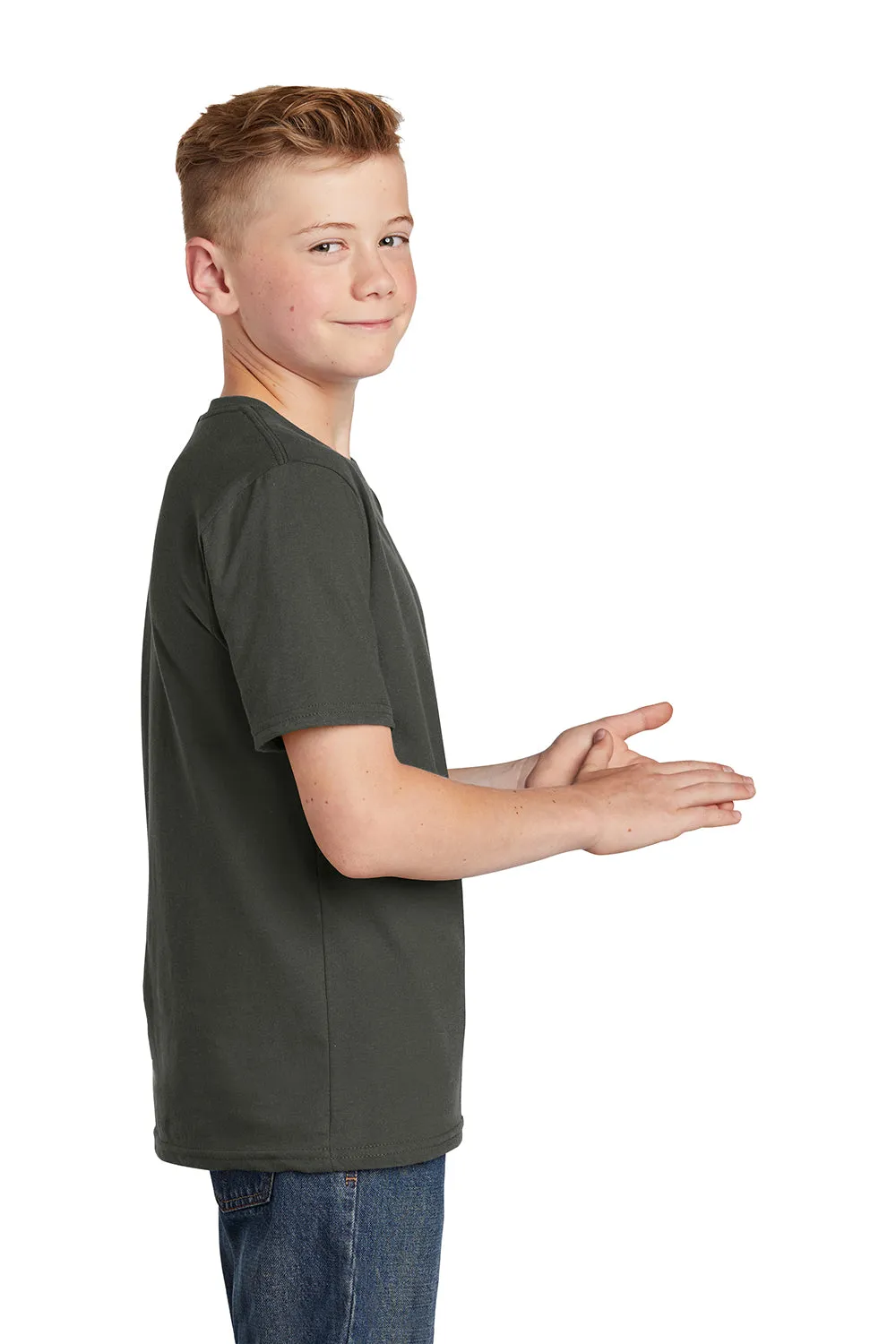 District Youth Very Important Short Sleeve Crewneck T-Shirt - Deepest Grey