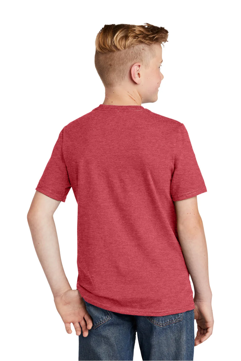 District Youth Very Important Short Sleeve Crewneck T-Shirt - Heather Red