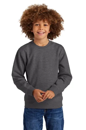 District Youth V.I.T. Fleece Crewneck Sweatshirt - Heather Charcoal Grey