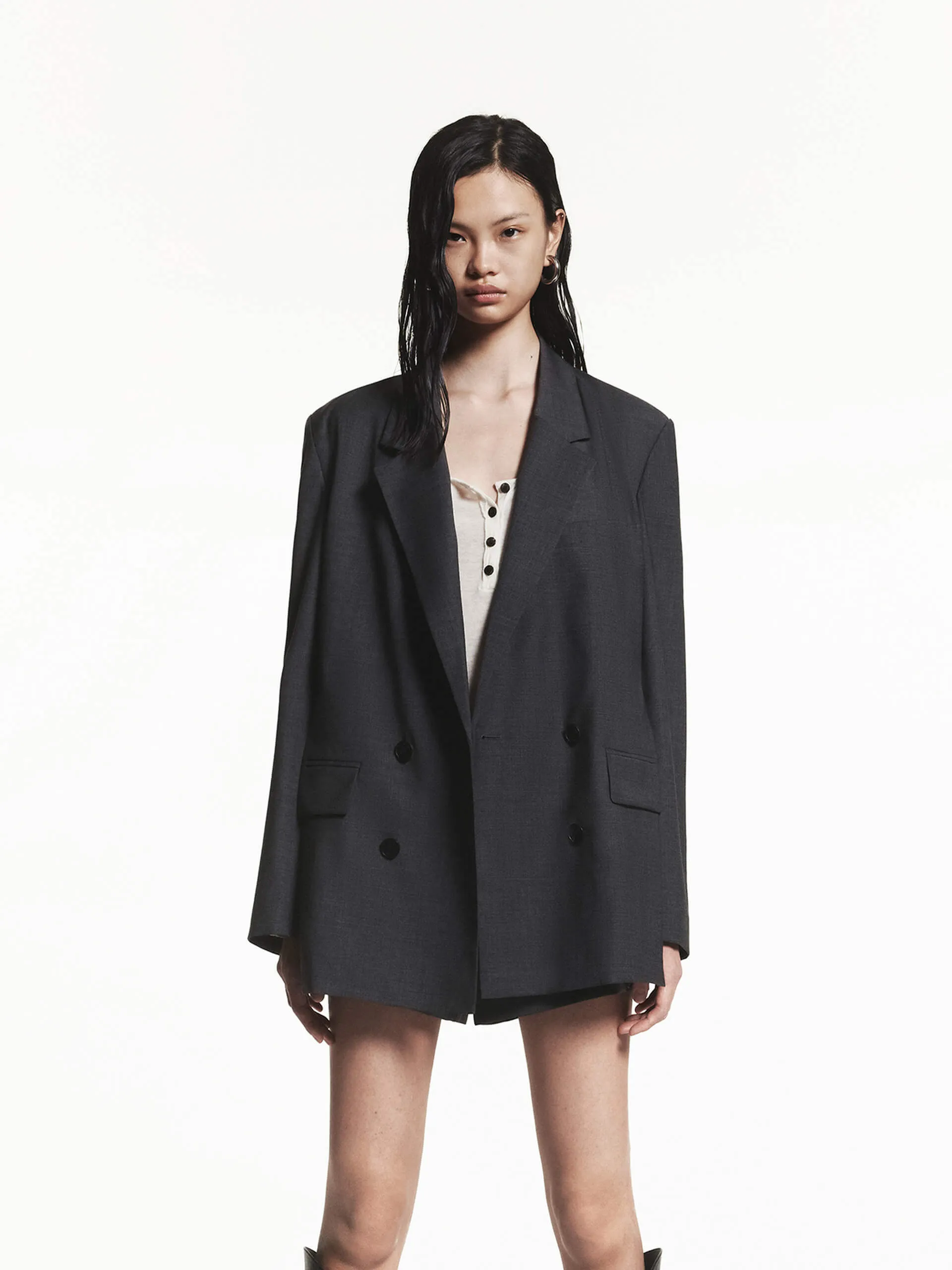 Double Breasted Tailored Blazer
