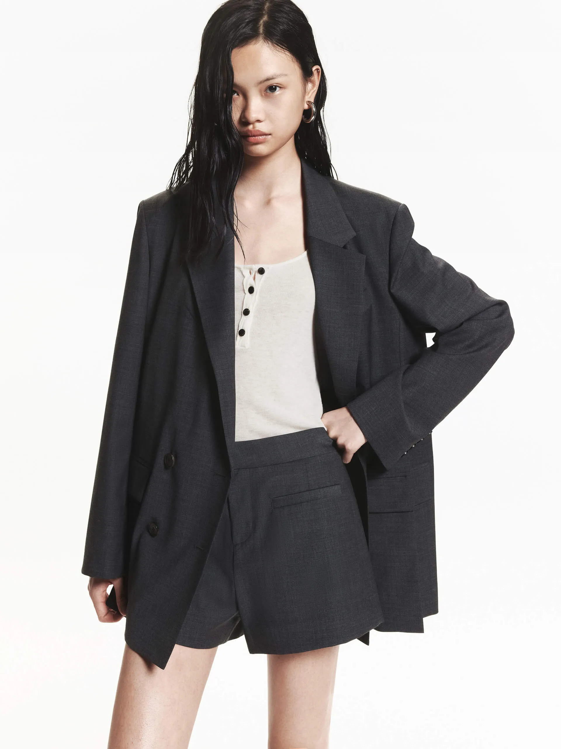 Double Breasted Tailored Blazer