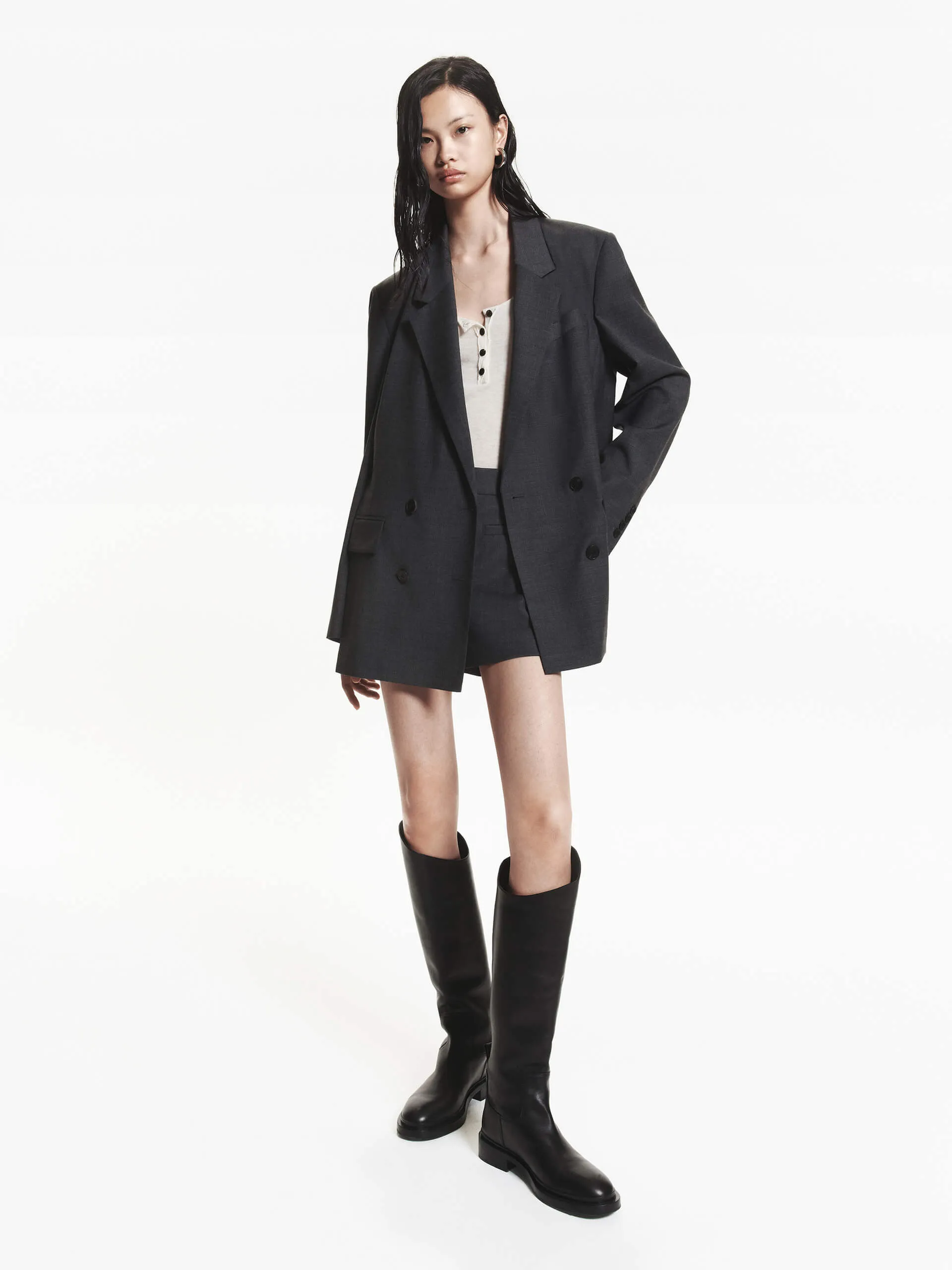 Double Breasted Tailored Blazer