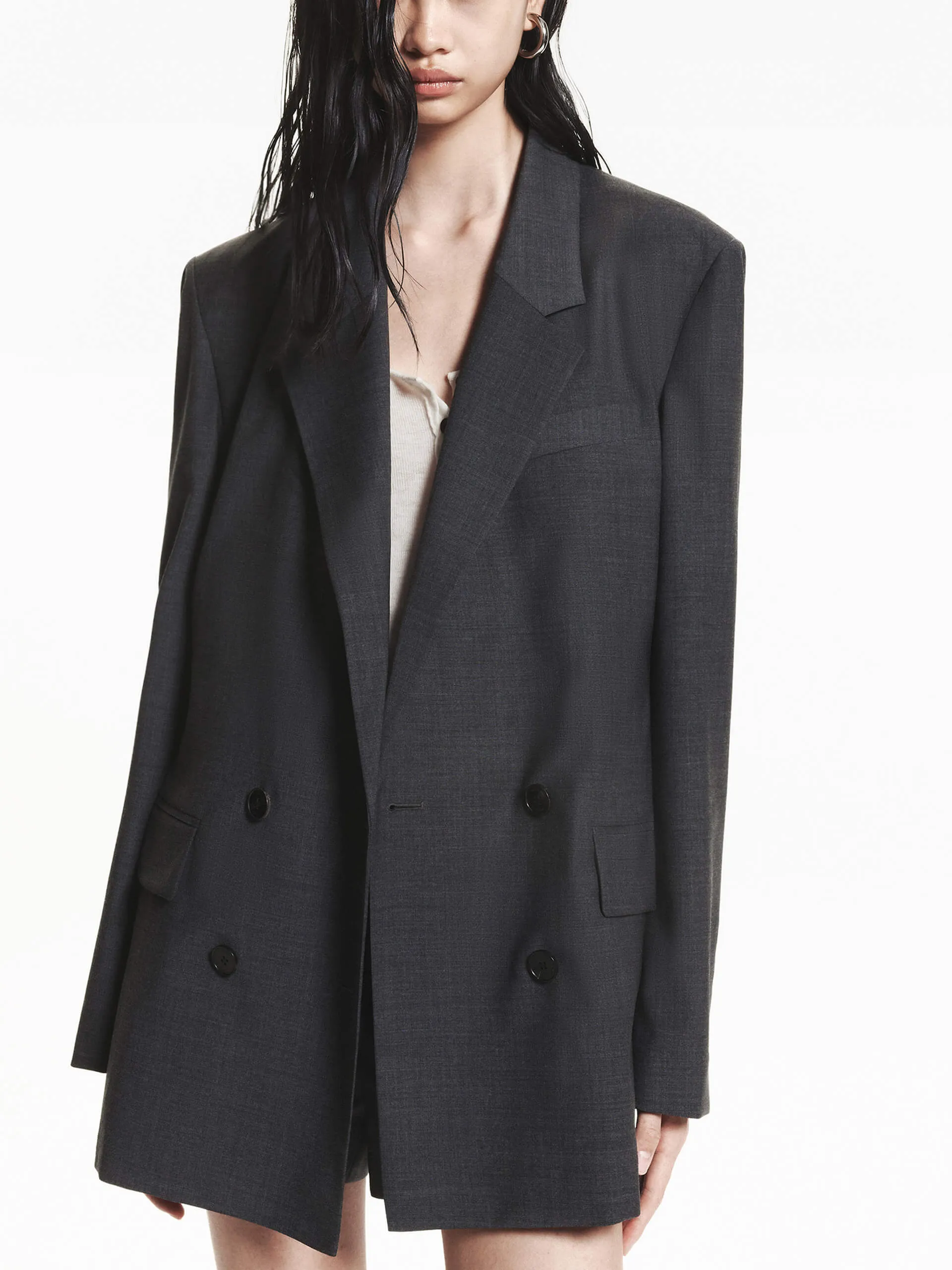 Double Breasted Tailored Blazer