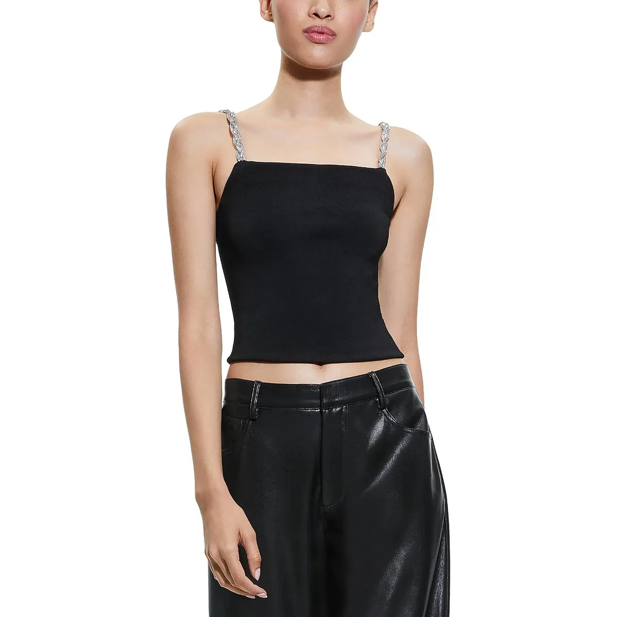 Drina Womens Embellished Sleeveless Tank Top