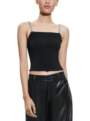 Drina Womens Embellished Sleeveless Tank Top