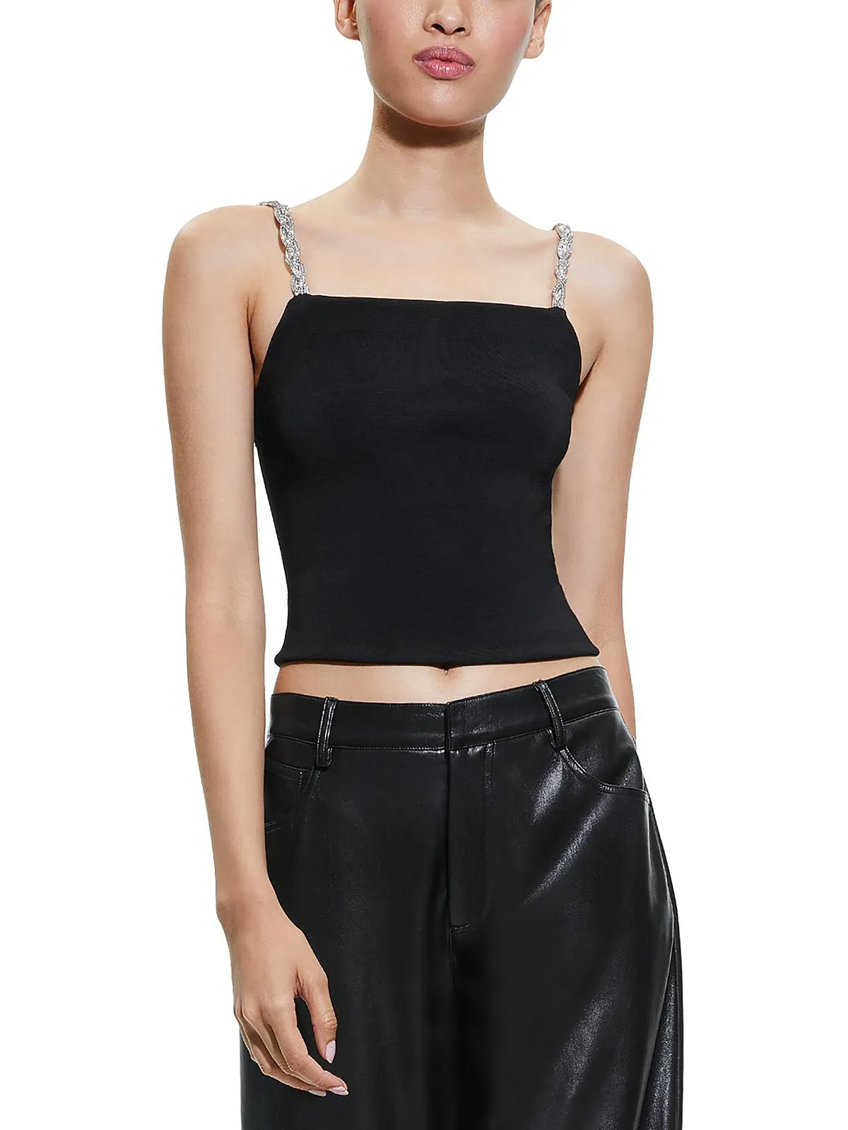 Drina Womens Embellished Sleeveless Tank Top