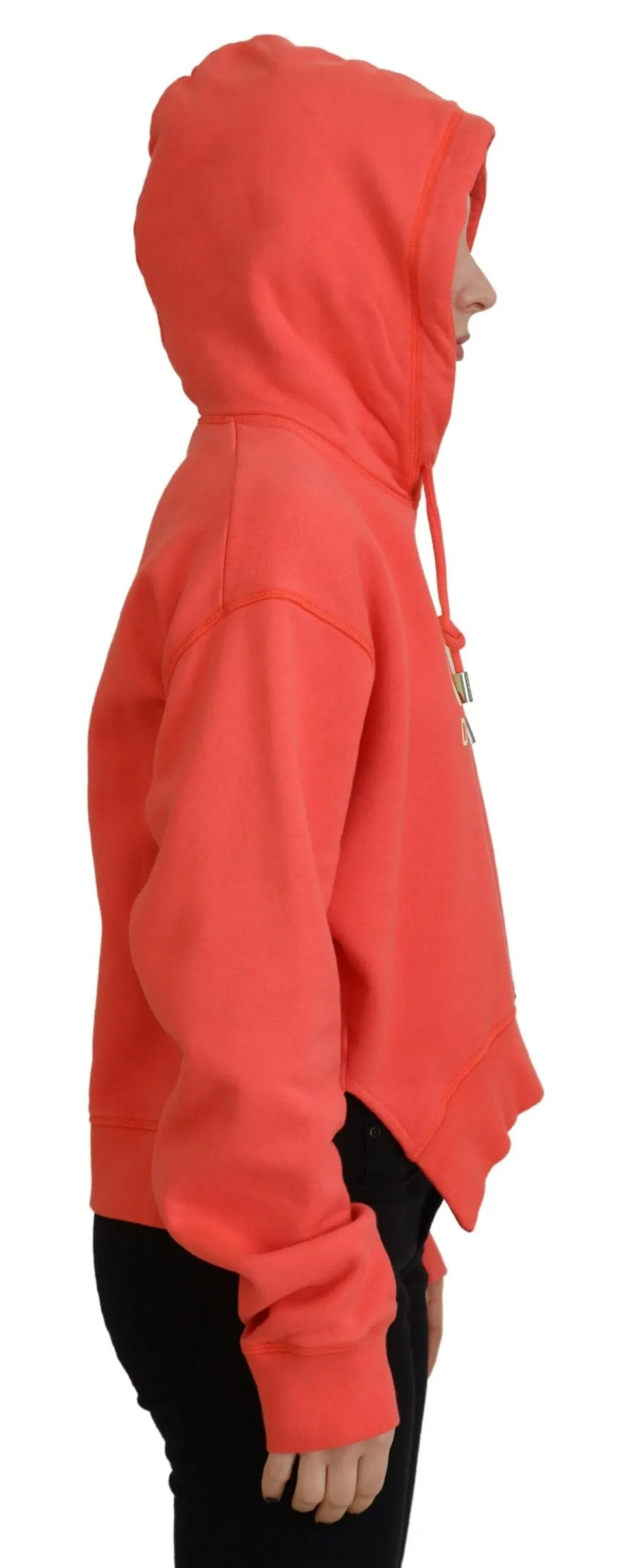 Dsquared² Logo Print Cotton Hoodie Sweatshirt Women's Sweater (Pre-Owned)
