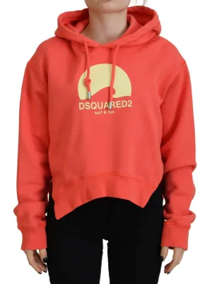 Dsquared² Logo Print Cotton Hoodie Sweatshirt Women's Sweater (Pre-Owned)