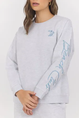 Embroidered Garment Dye Crew