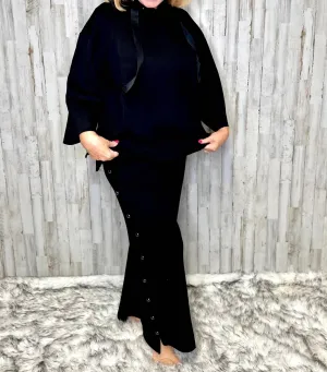 Farrah Pearl Hoodie In Black