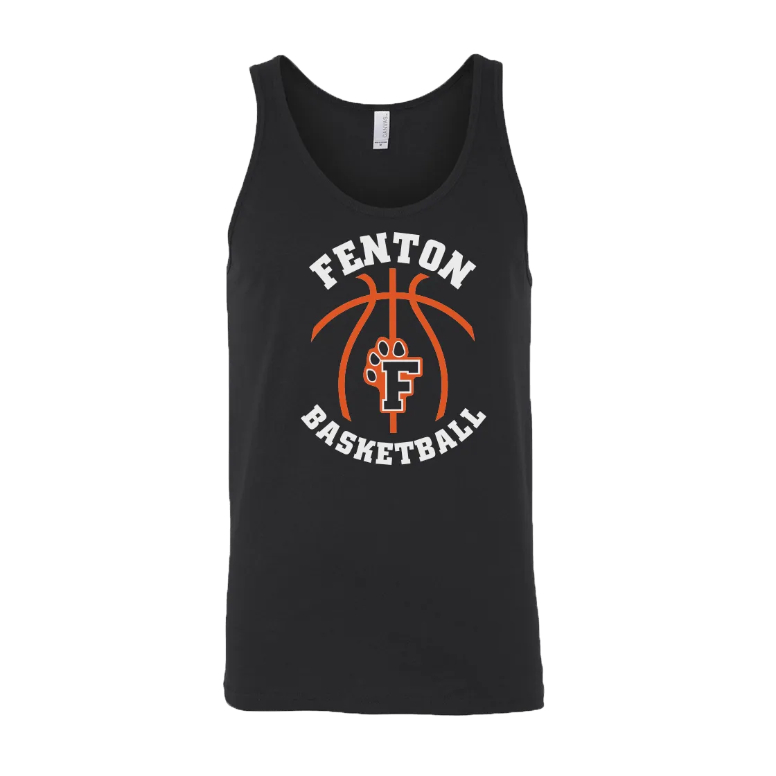 Fenton Basketball - Black - Unisex Jersey Tank