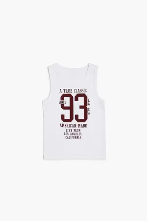 Forever 21 Girls Rib-Knit LA Graphic Tank Top (Kids) White/Multi Forever 21