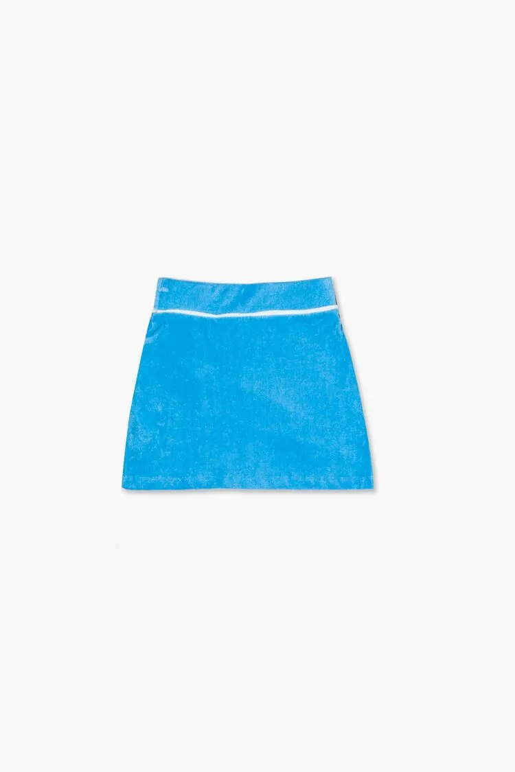 Forever 21 Girls Seamless Skirt (Kids) Blue Forever 21