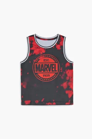 Forever 21 Kids Cloud Wash Marvel Tank Top (Girls   Boys) Black/Multi Forever 21