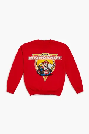 Forever 21 Kids Mario Kart Pullover (Girls   Boys) Red/Multi Forever 21