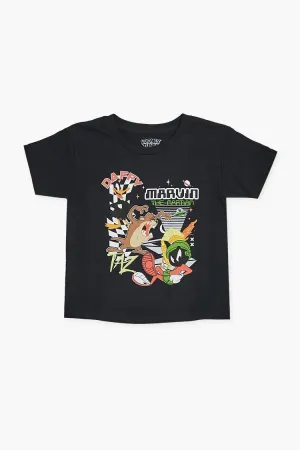 Forever 21 Kids Marvin Looney Tunes Graphic T-Shirt (Girls   Boys) Black/Multi Forever 21