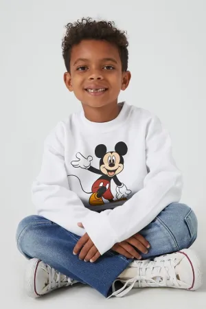 Forever 21 Kids Mickey Mouse Pullover (Girls   Boys) White/Multi Forever 21