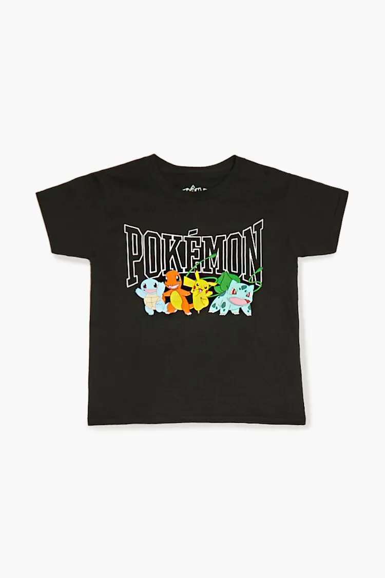 Forever 21 Kids Pokémon Graphic T-Shirt (Girls   Boys) Black/Multi Forever 21