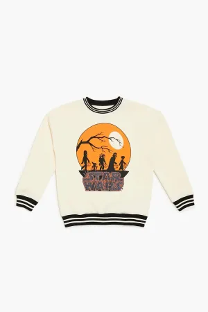 Forever 21 Kids Star Wars Halloween Pullover (Girls   Boys) Cream/Multi Forever 21
