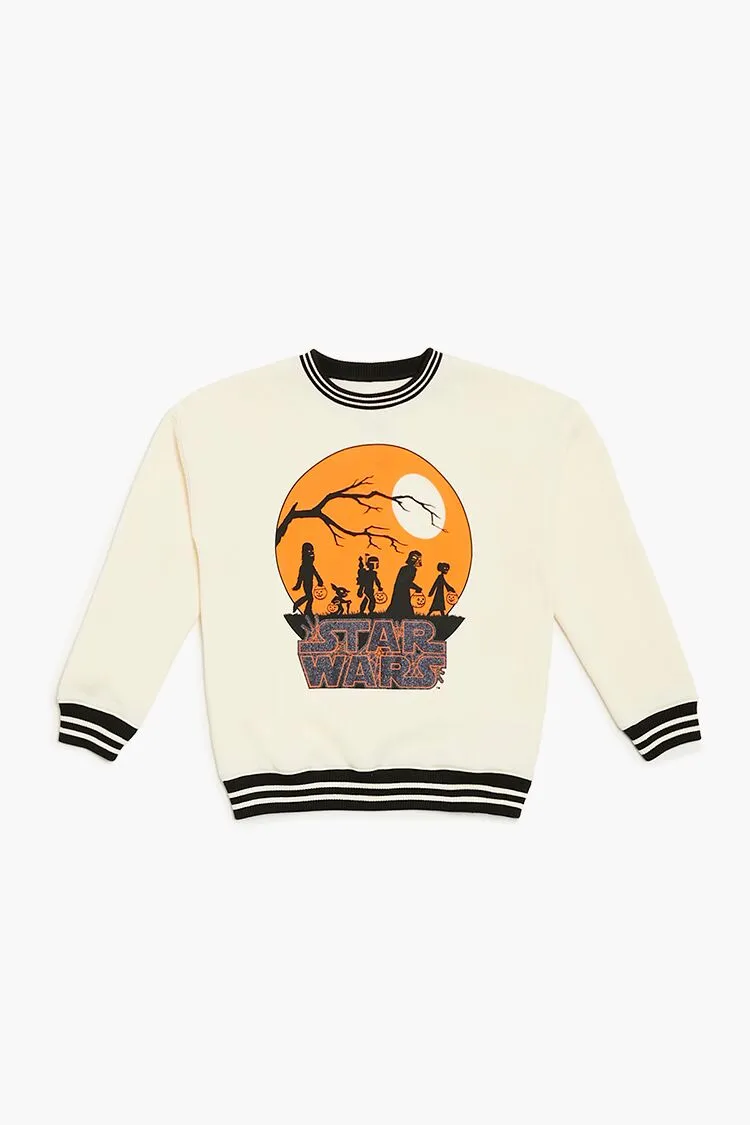 Forever 21 Kids Star Wars Halloween Pullover (Girls   Boys) Cream/Multi Forever 21