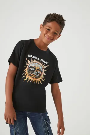 Forever 21 Kids Sublime Graphic T-Shirt (Girls   Boys) Black/Multi Forever 21