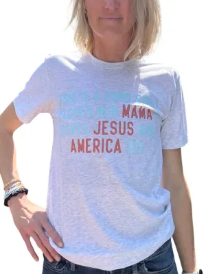 Free Fallin' Tee Top In Ash Gray