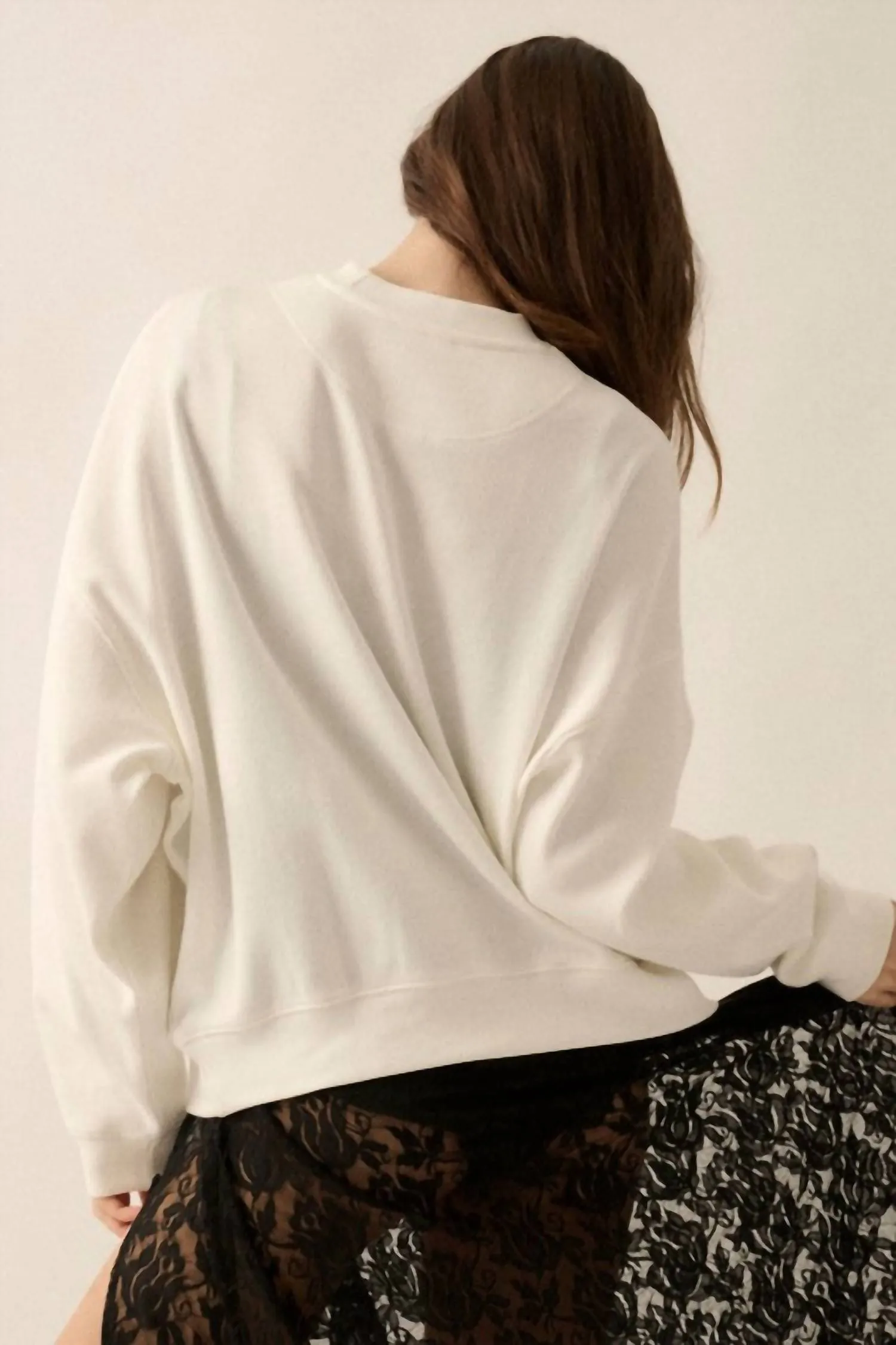 Fruits Waffle-Knit Top In White
