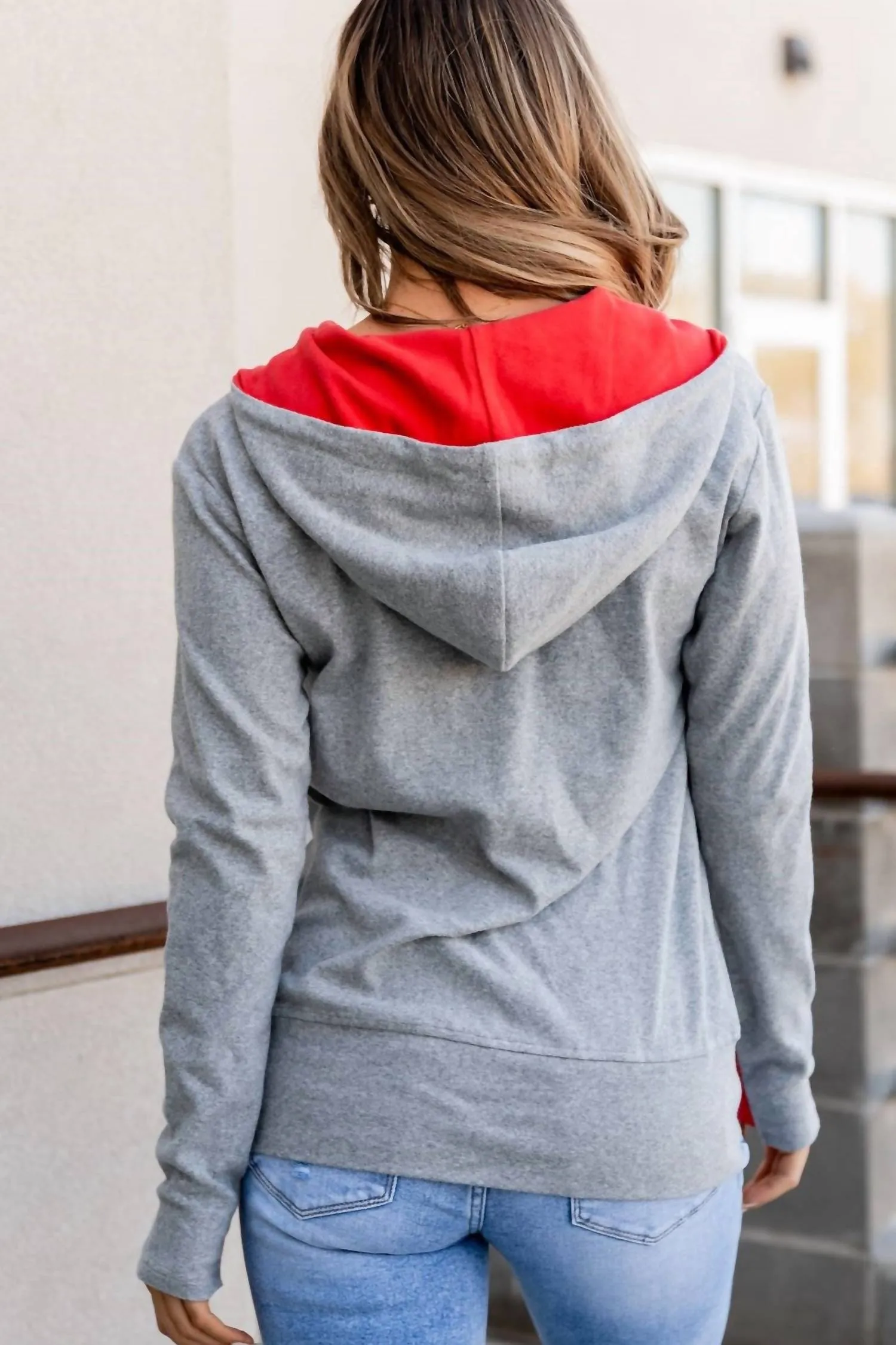 Full Zip Sweatshirt In Hugs & Kisses