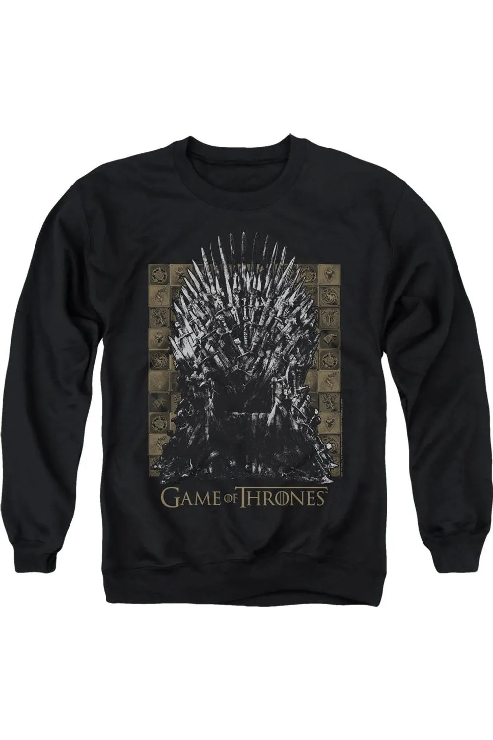Game Of Thrones Iron Throne Adult Crewneck Sweatshirt